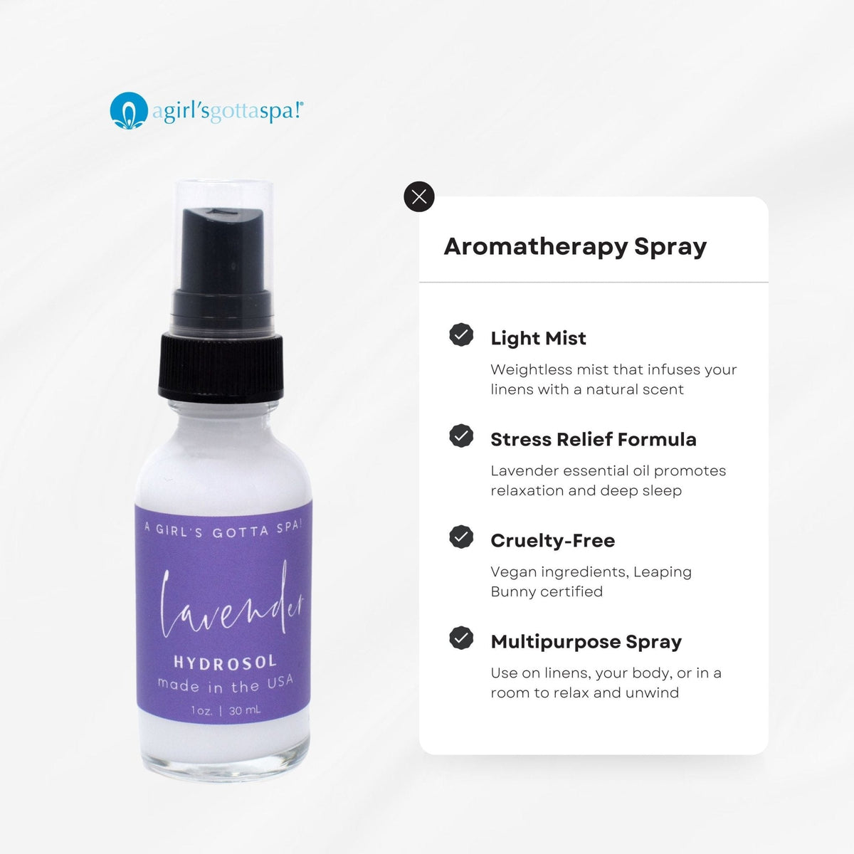 Lavender Hydrosol Mist Pillow Spray